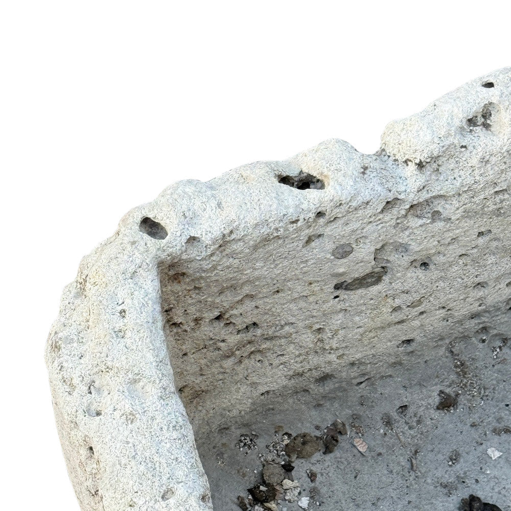 Antique Indonesian Limestone Planter - Berbere Imports