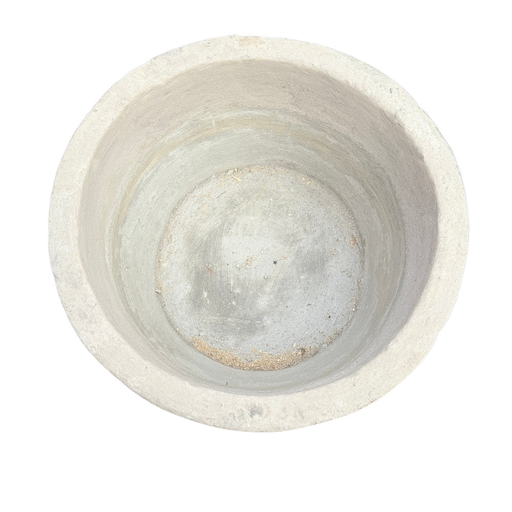 Antique Indonesian Round Limestone Trough - Berbere Imports