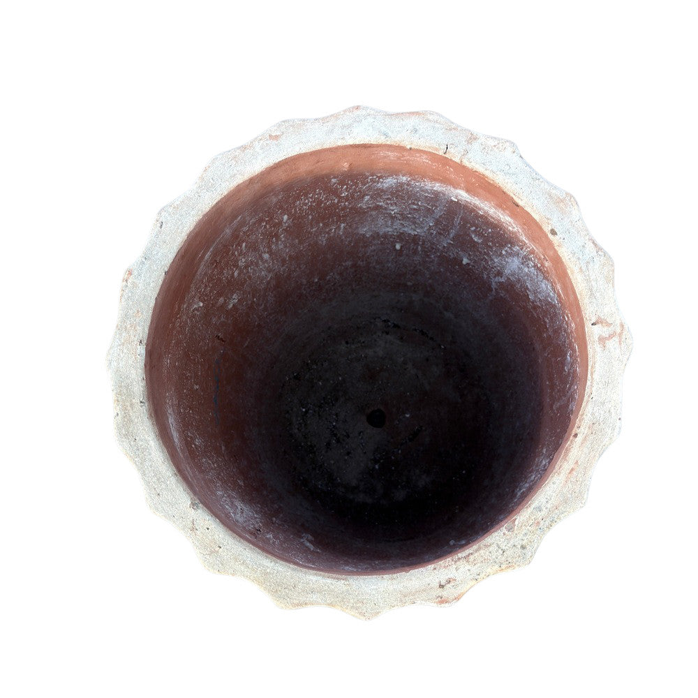 Ribbed Terracotta Planter - Berbere Imports