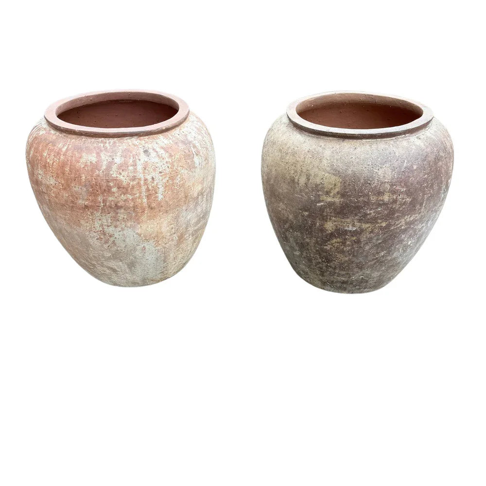 Large Round Vietnamese Planter - Berbere Imports