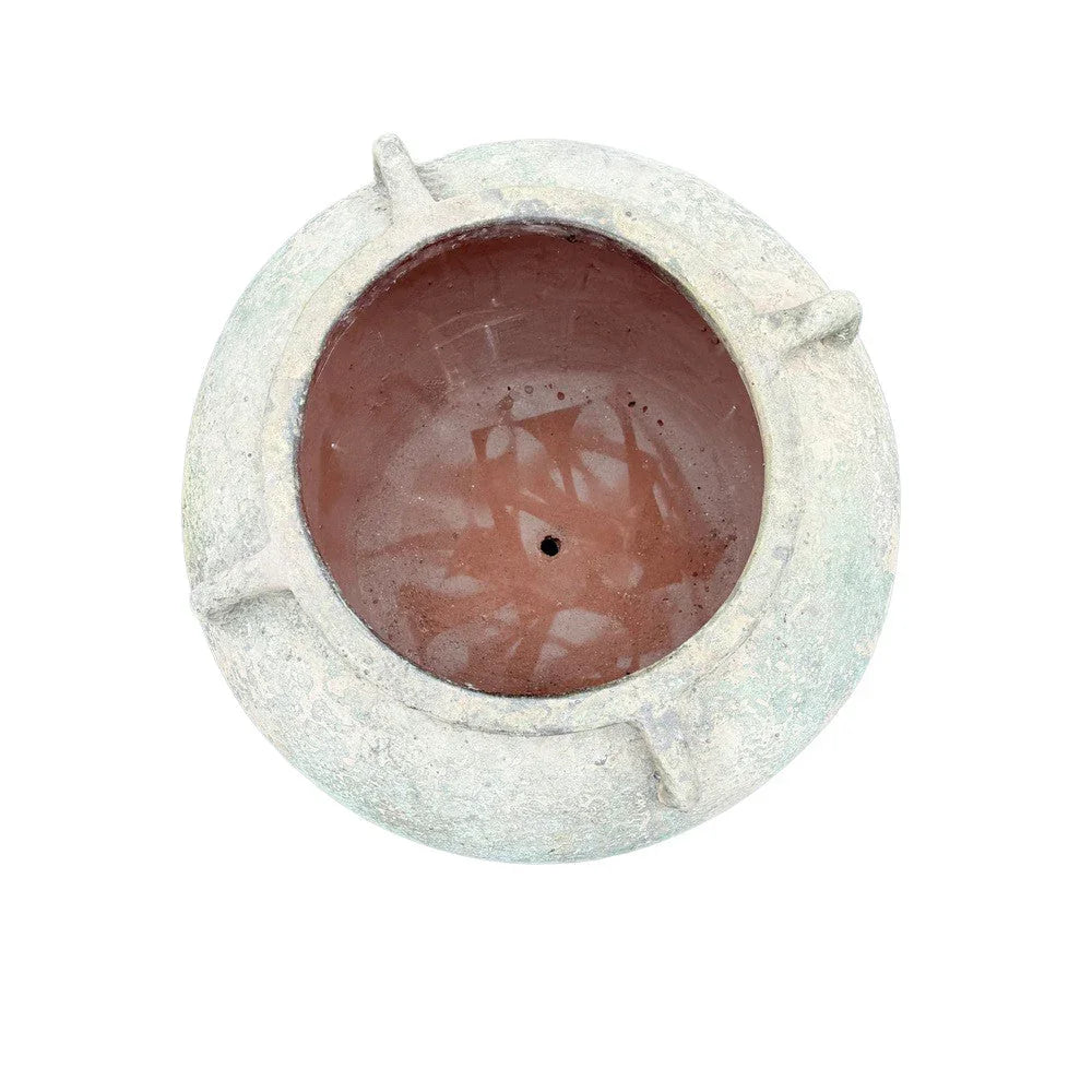 Vietnamese 4-Handle Round Planter - Berbere Imports