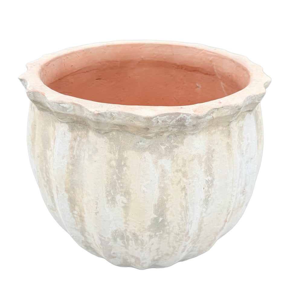 Vietnamese Ribbed Planter - Berbere Imports