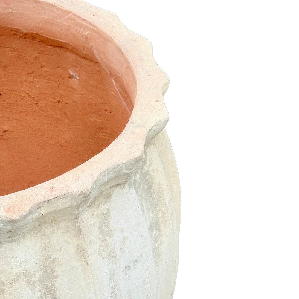 Vietnamese Ribbed Planter - Berbere Imports