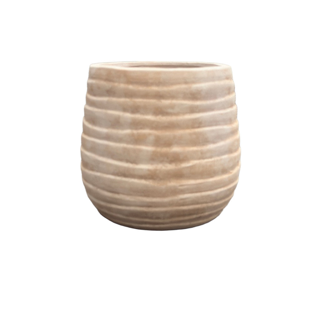 Vietnamese Ribbed Planter - Berbere Imports