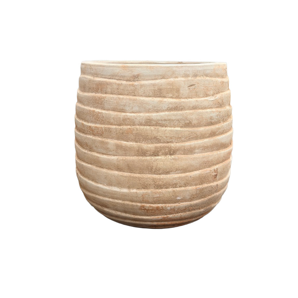 Vietnamese Ribbed Planter - Berbere Imports