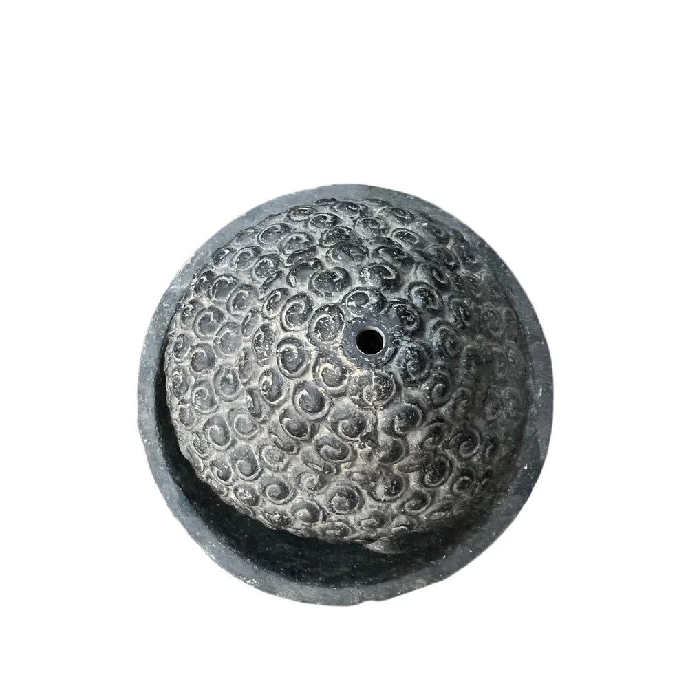 Small Buddha Head Fountain With Round Basin - Berbere Imports