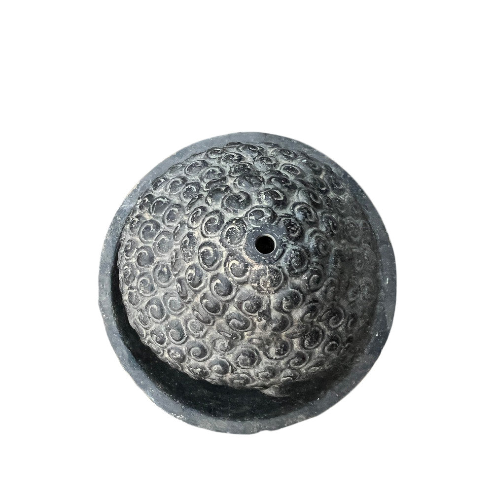 Small Buddha Head Fountain With Round Basin - Berbere Imports