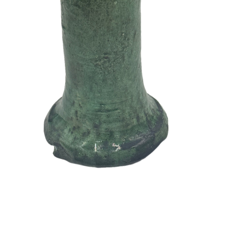 Moroccan Tamegroute Glazed Candlestick - Berbere Imports