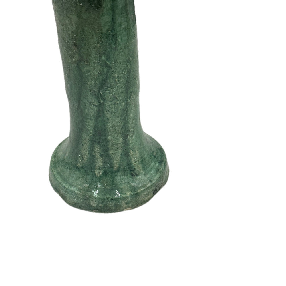 Moroccan Tamegroute Glazed Candlestick - Berbere Imports