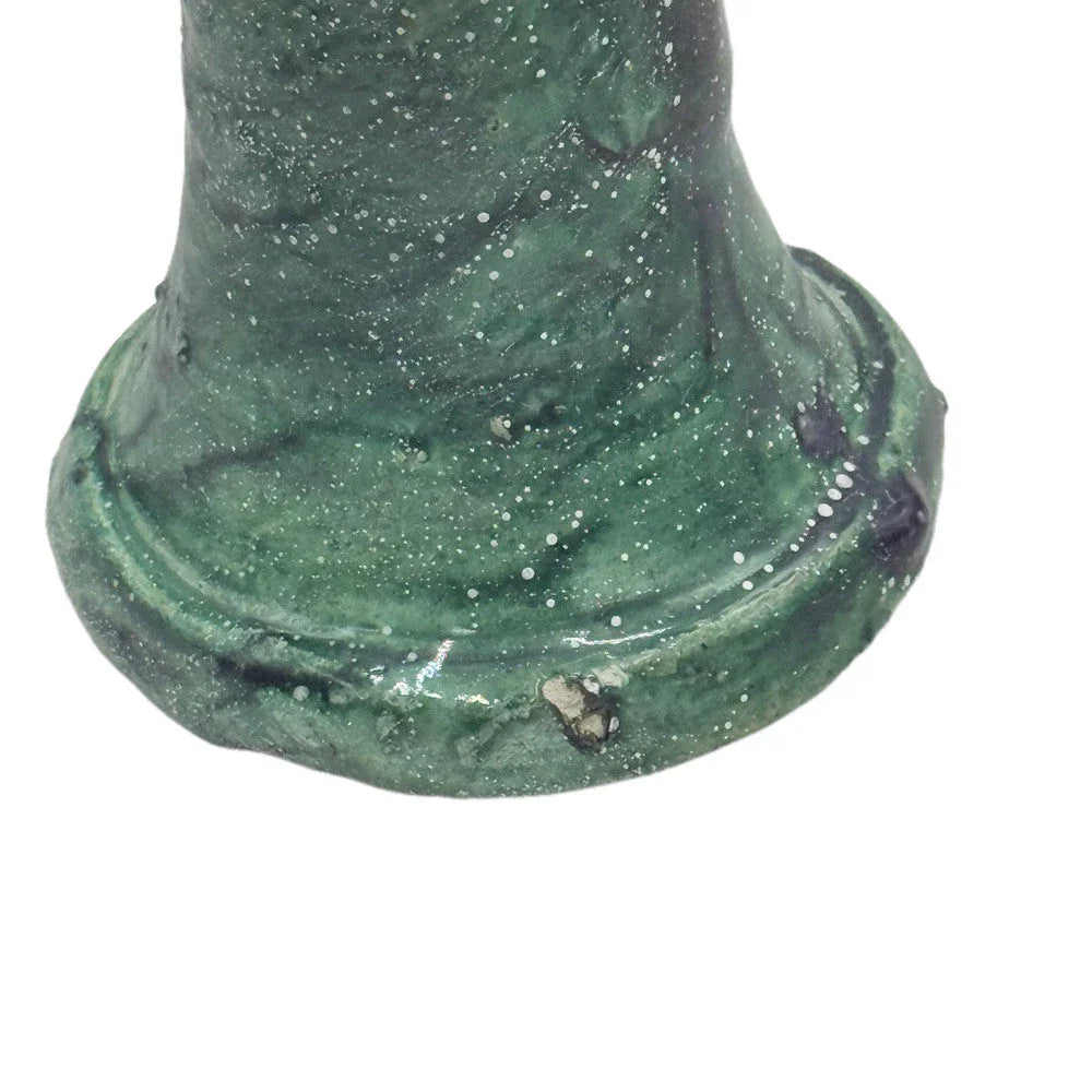 Moroccan Tamegroute Glazed Candlestick Holder - Berbere Imports