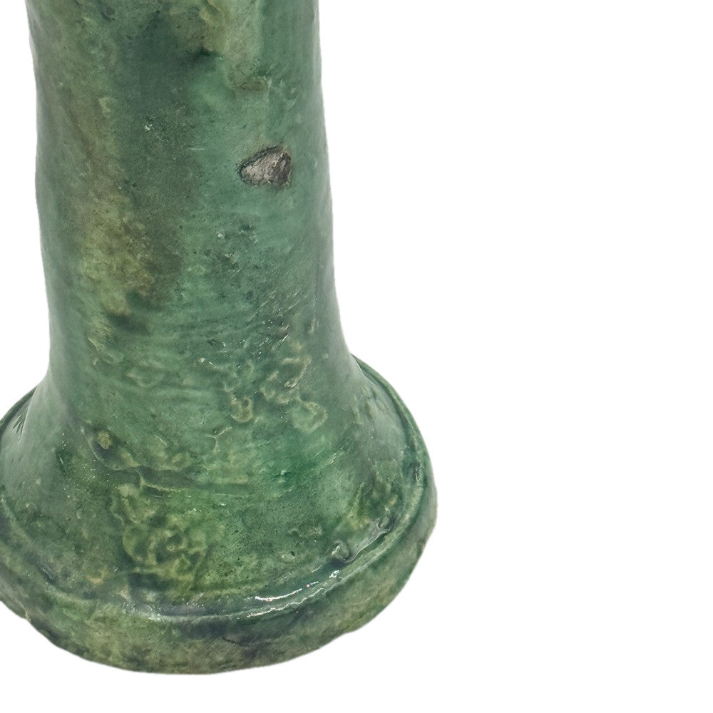 Moroccan Tamegroute Glazed Candlestick Holder - Berbere Imports