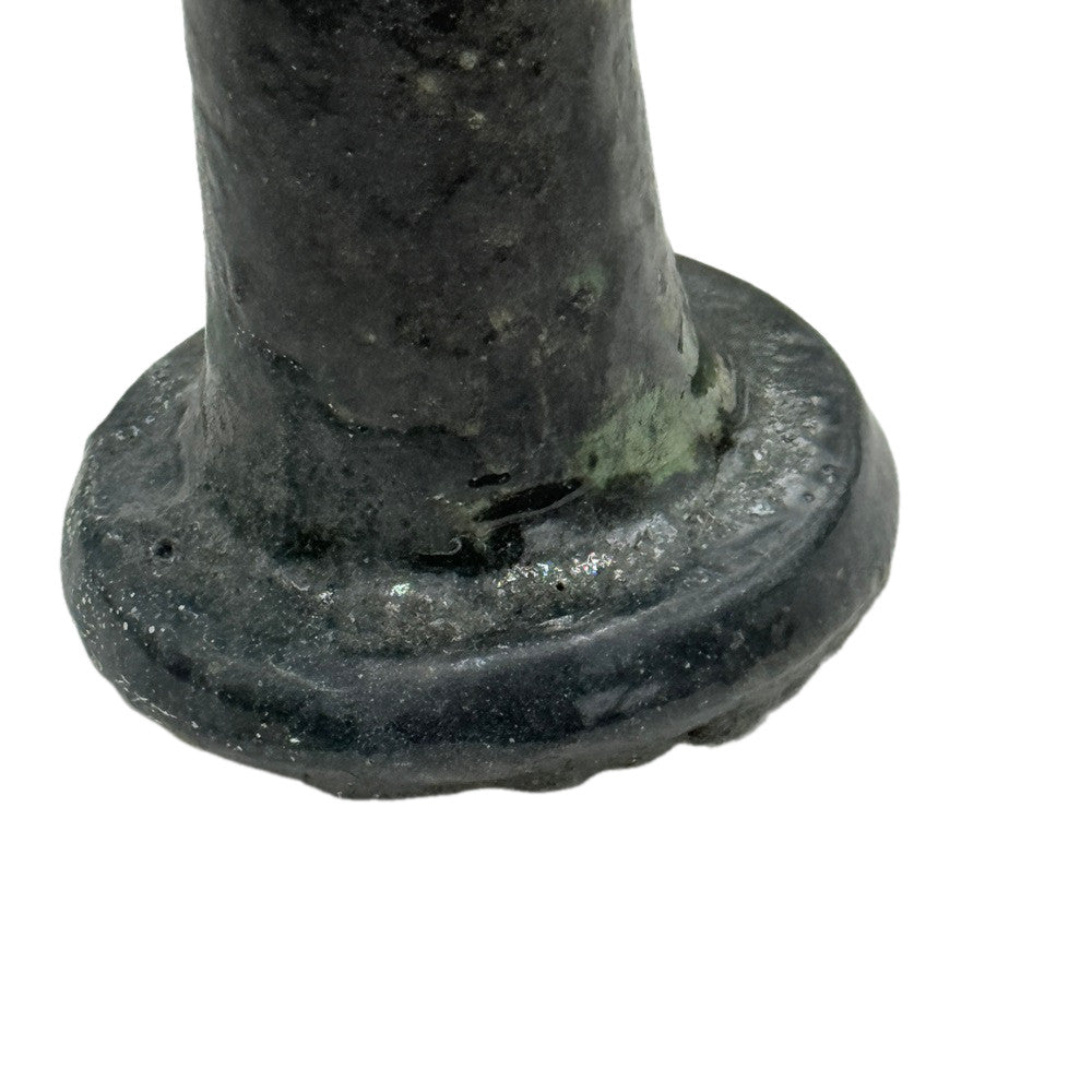 Moroccan Tamegroute Glazed Candlestick - Berbere Imports