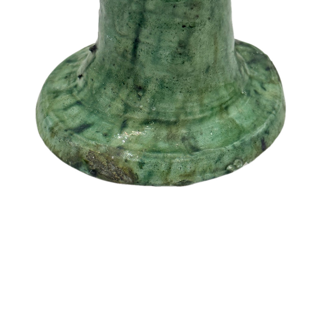 Moroccan Tamegroute Glazed Candlestick - Berbere Imports