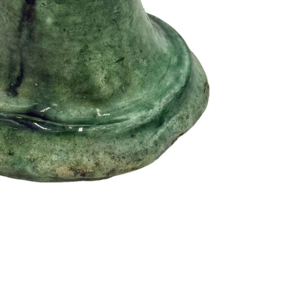 Moroccan Tamegroute Glazed Candlestick Holder - Berbere Imports