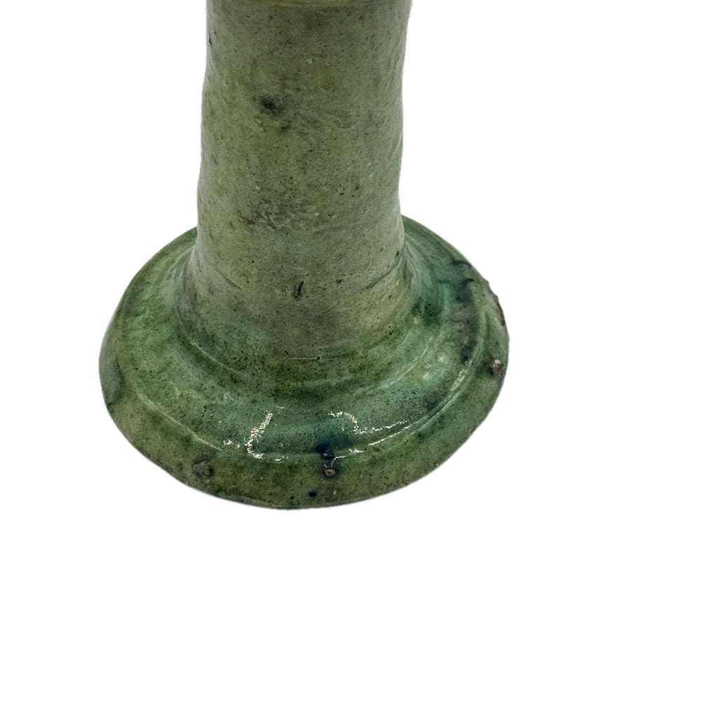 Moroccan Tamegroute Glazed Candlestick - Berbere Imports