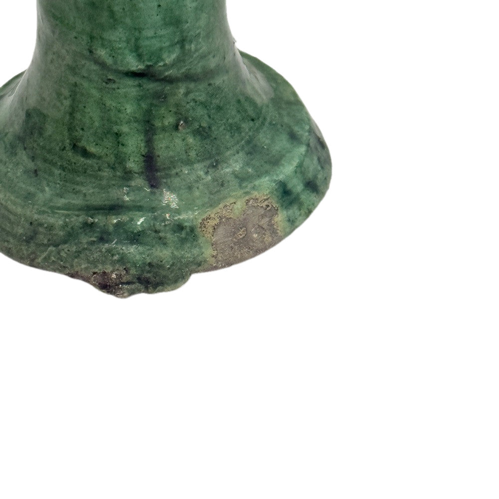 Moroccan Tamegroute Glazed Candlestick Holder - Berbere Imports