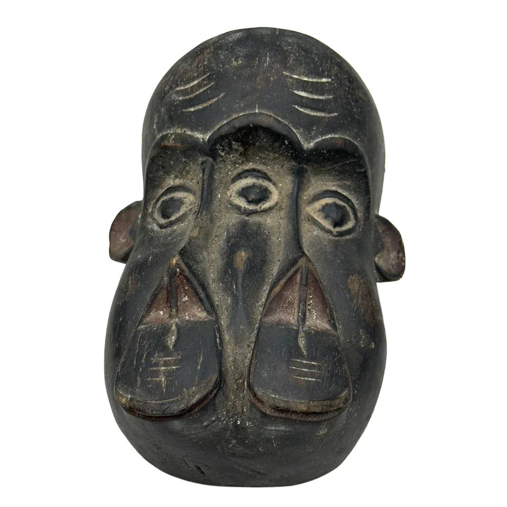 Vintage Mini Wooden African Mask - Berbere Imports