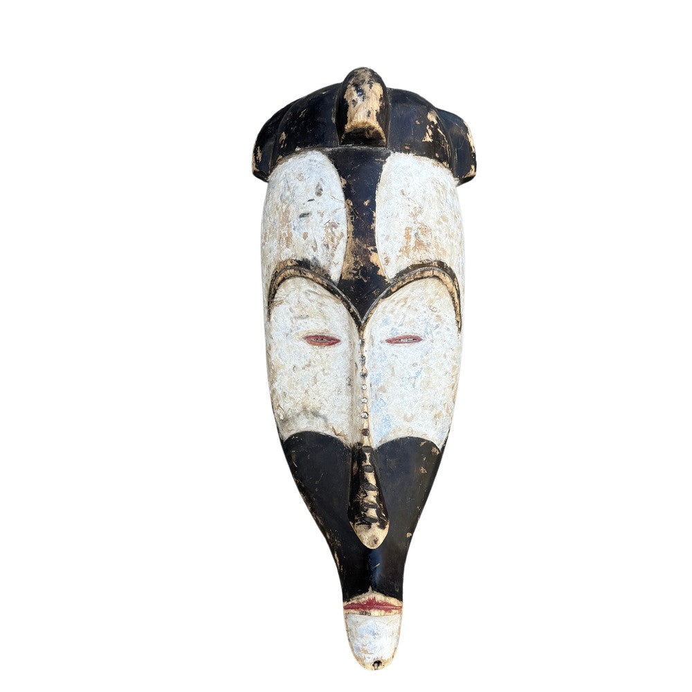 Vintage African Wooden Mask - Berbere Imports