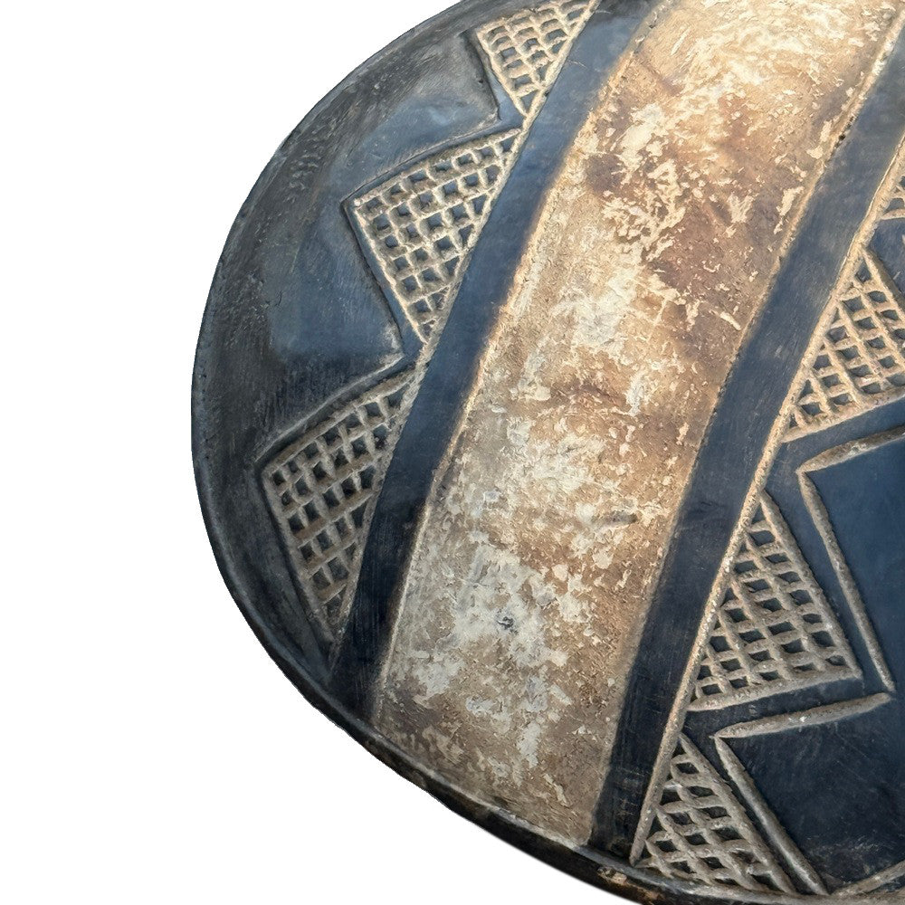 Vintage African Wooden Shield - Berbere Imports
