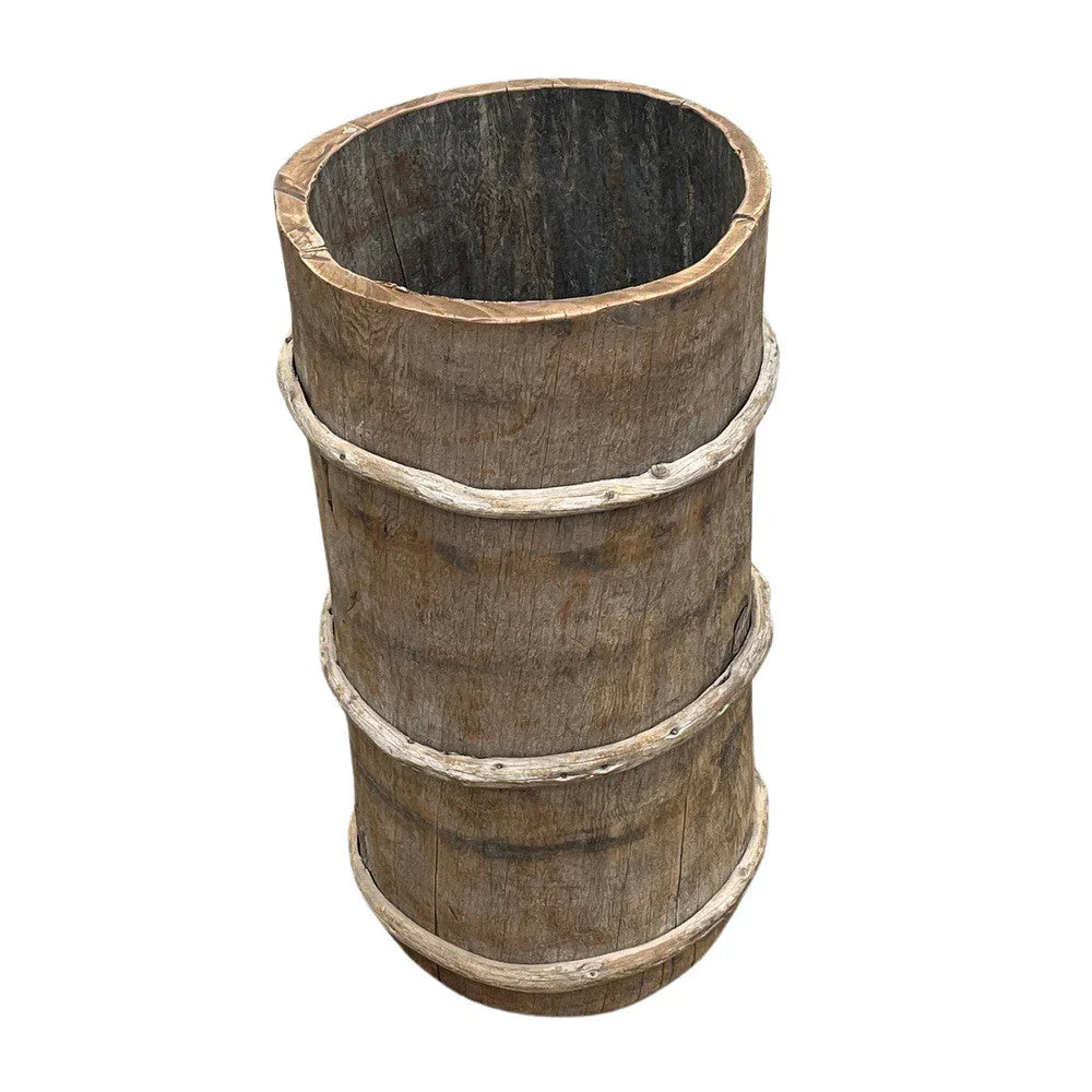 Wood Bucket - Berbere Imports