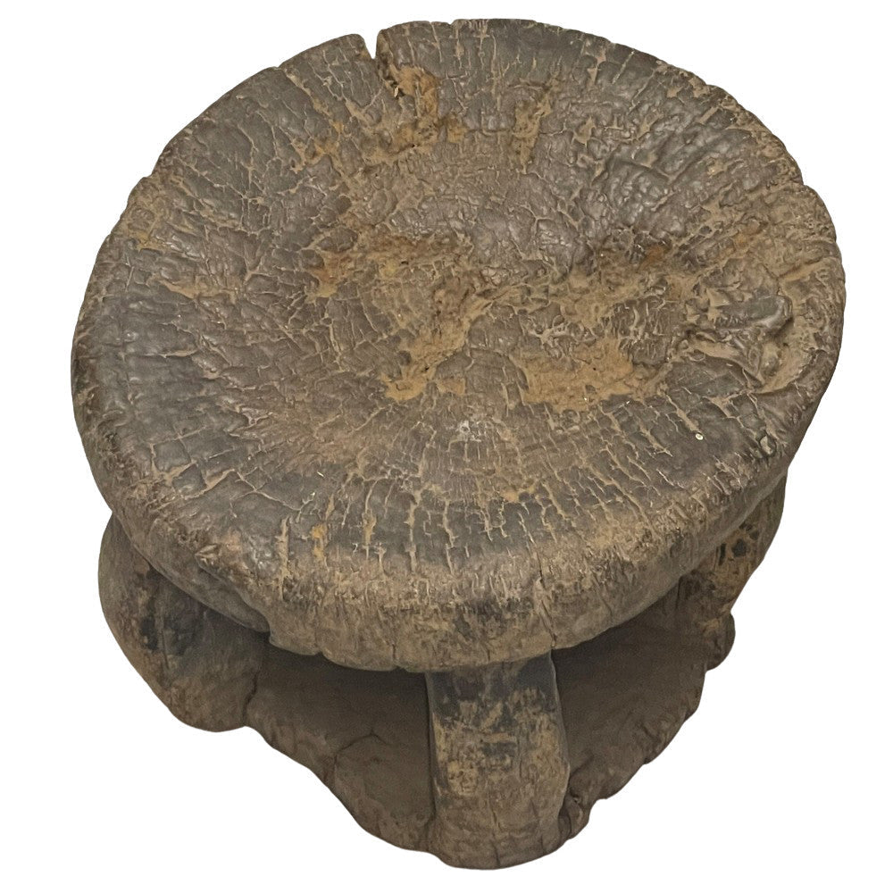 Vintage African Wooden Stool - Berbere Imports