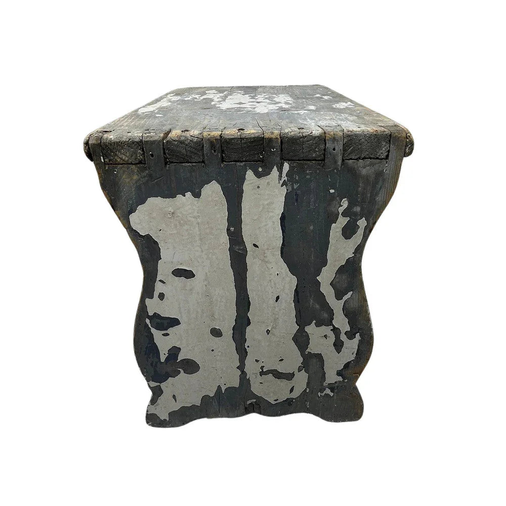 Antique Farmhouse Wooden Step Stool - Berbere Imports