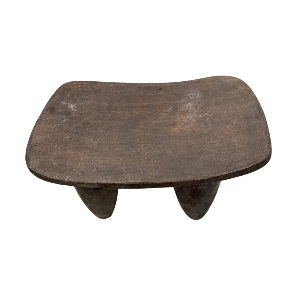 Vintage Mini African Wooden Stool - Berbere Imports