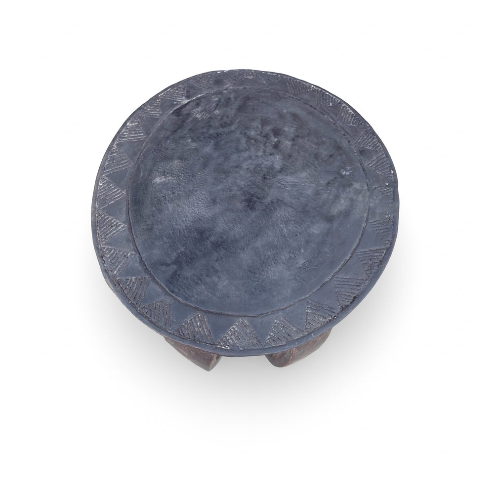 Vintage African Carved Wooden Stool - Berbere Imports