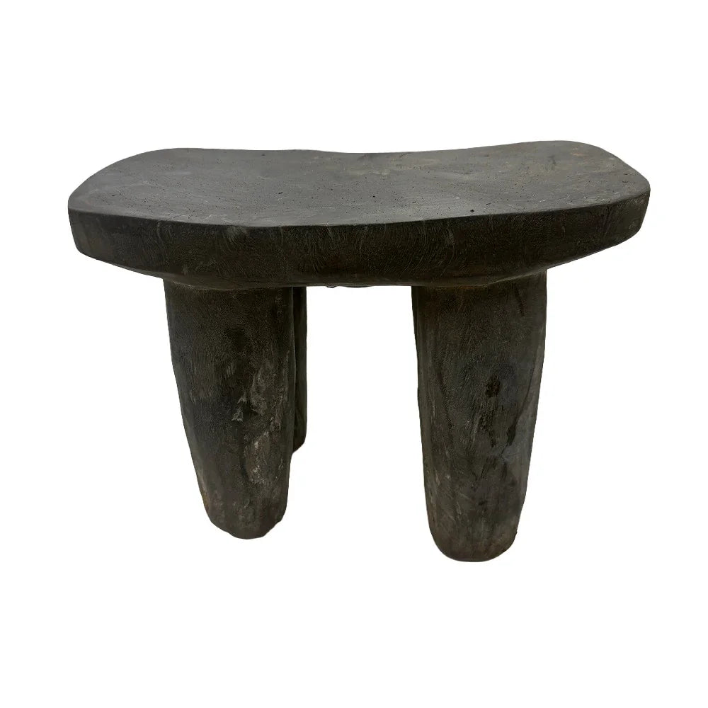 Vintage Nigerian Wooden Mini Stool - Berbere Imports