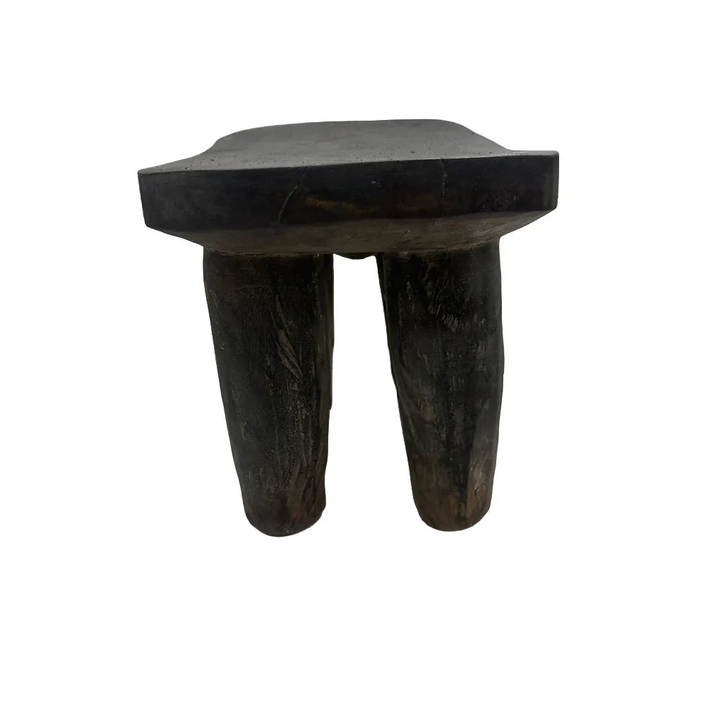 Vintage Nigerian Wooden Mini Stool - Berbere Imports