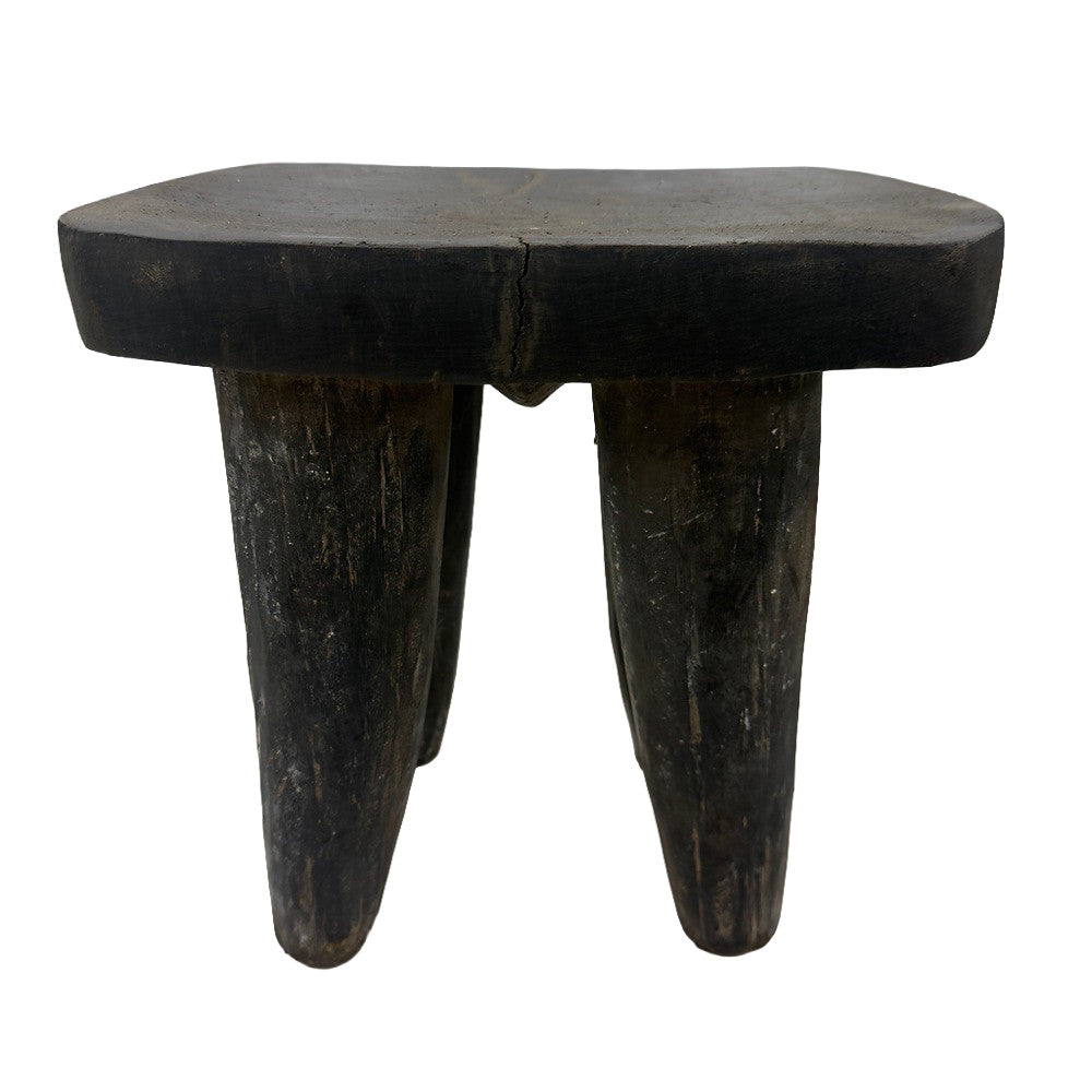 Vintage Nigerian Wooden Mini Stool - Berbere Imports