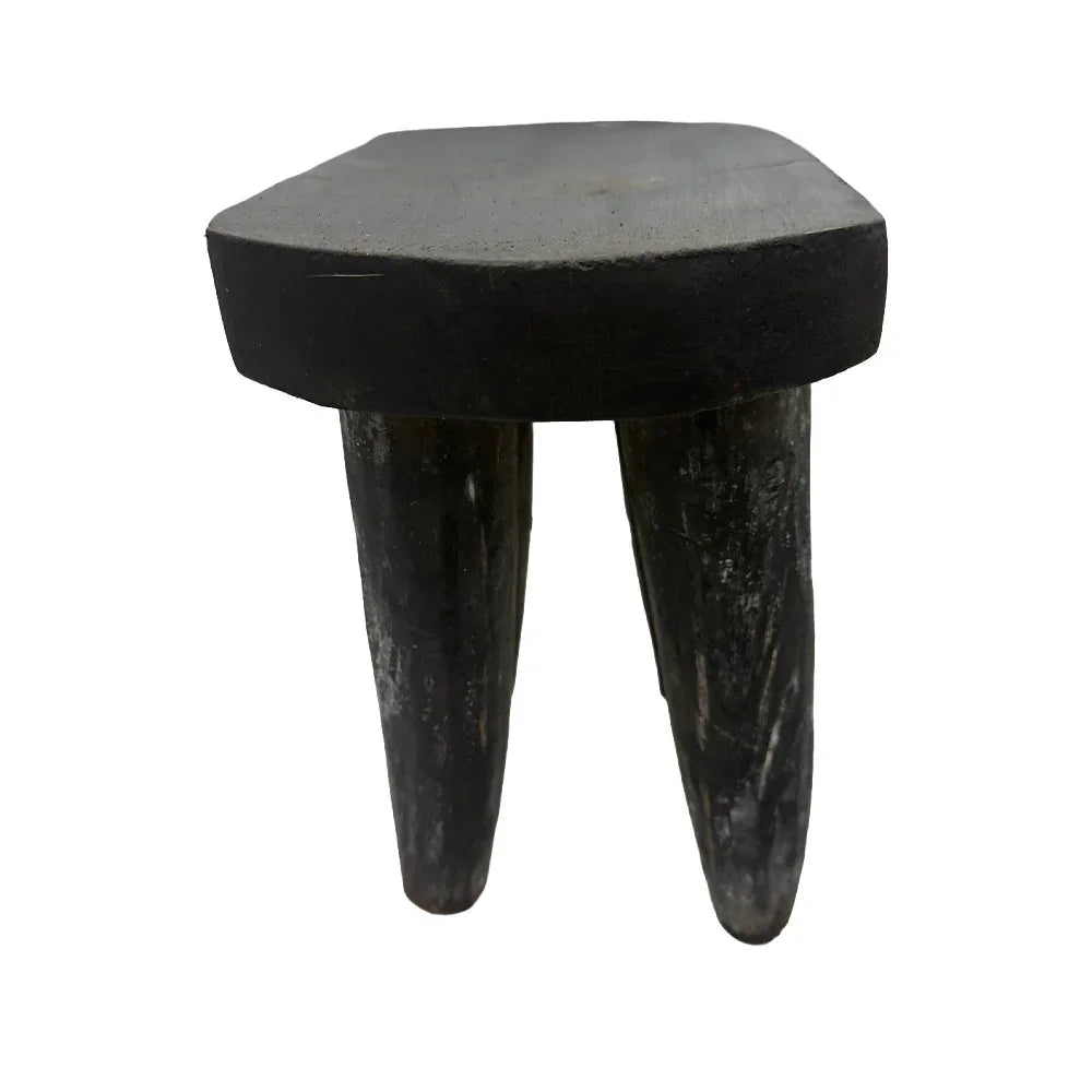 Vintage Nigerian Wooden Mini Stool - Berbere Imports