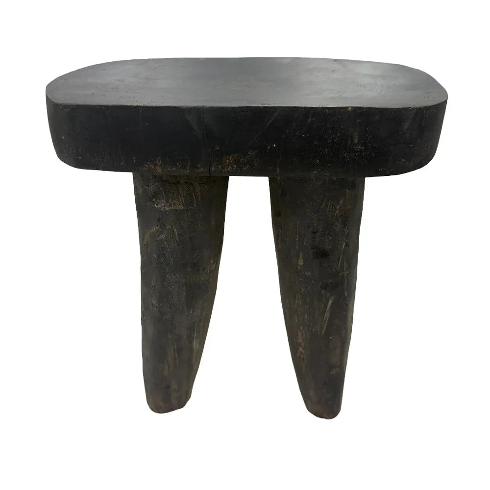 Vintage Nigerian Wooden Mini Stool - Berbere Imports