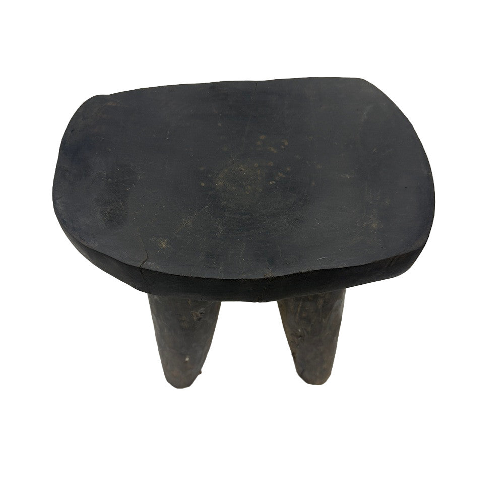 Vintage Nigerian Wooden Mini Stool - Berbere Imports