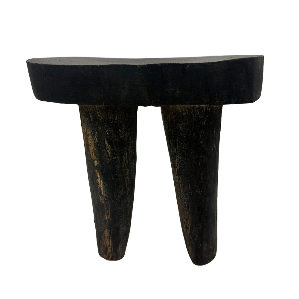 Vintage Nigerian Wooden Mini Stool - Berbere Imports