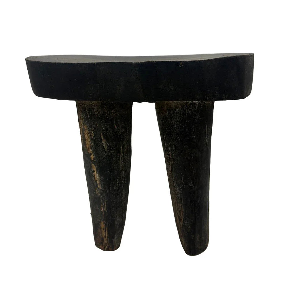 Vintage Nigerian Wooden Mini Stool - Berbere Imports