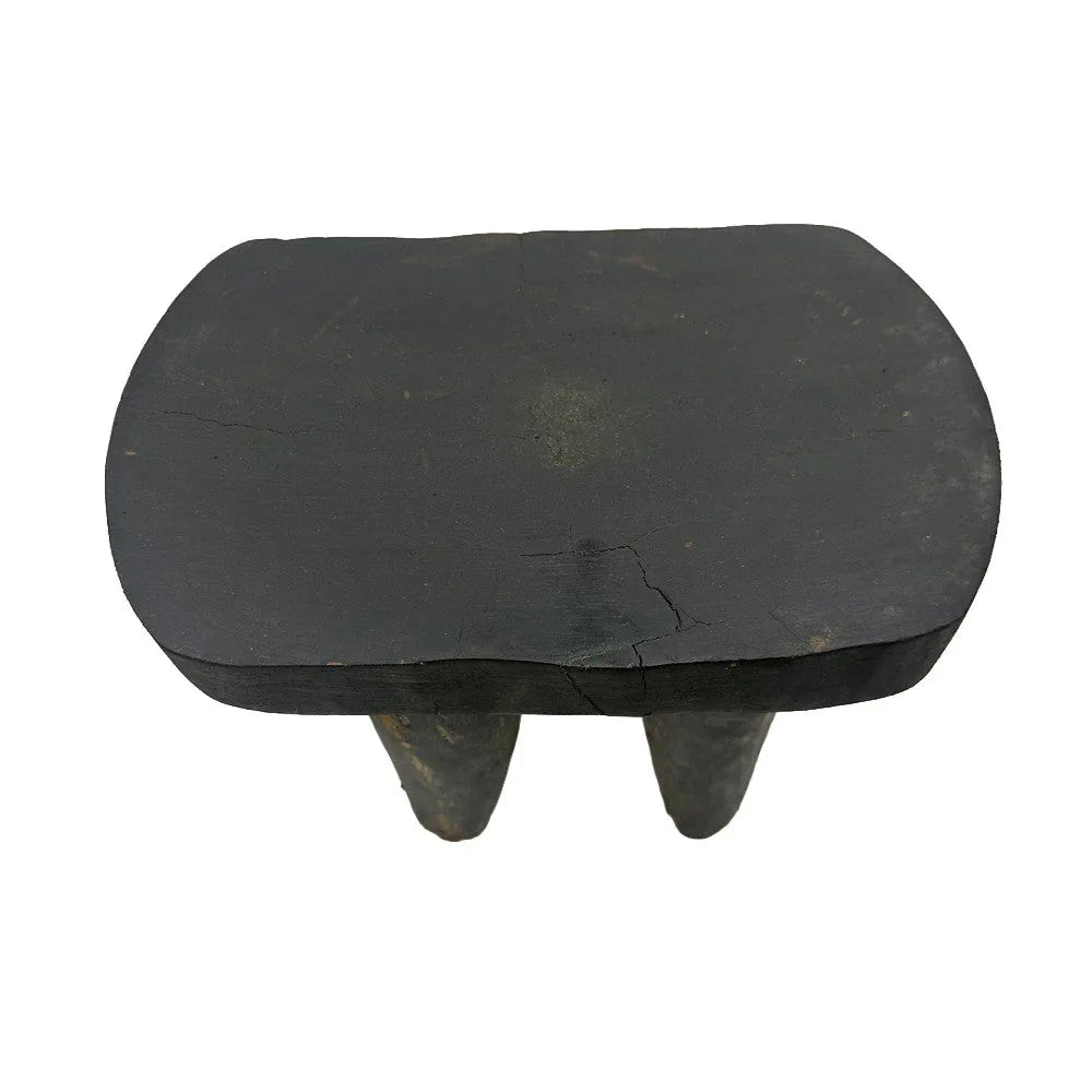 Vintage Nigerian Wooden Mini Stool - Berbere Imports