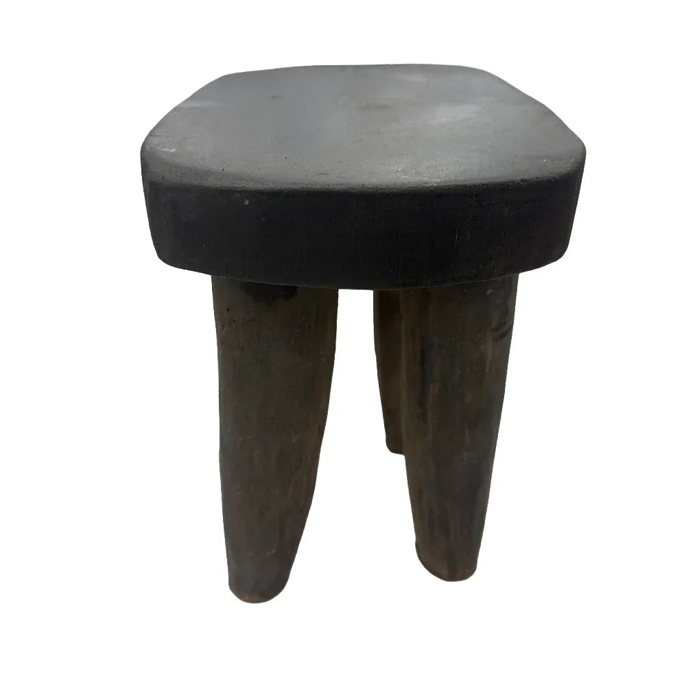 Vintage Nigerian Wooden Mini Stool - Berbere Imports