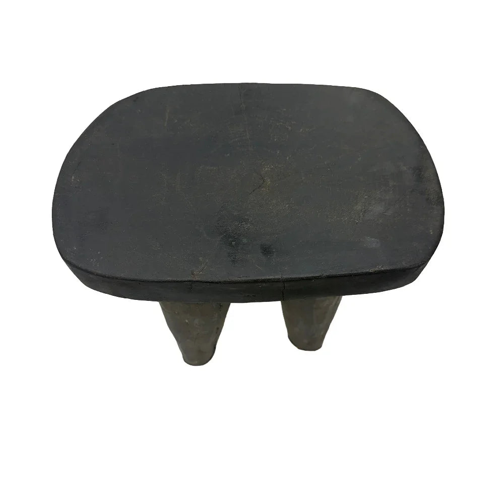 Vintage Nigerian Wooden Mini Stool - Berbere Imports