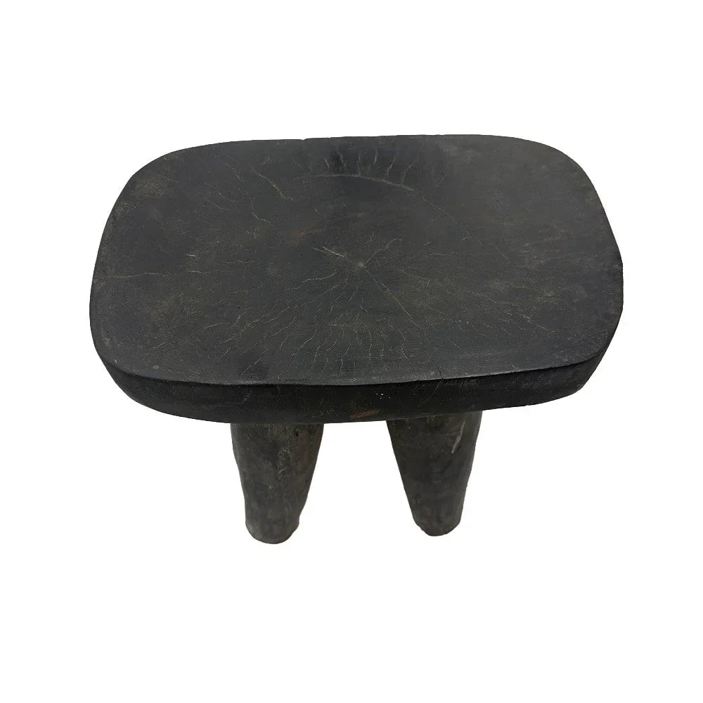 Vintage Nigerian Wooden Mini Stool - Berbere Imports