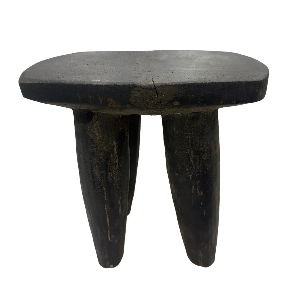 Vintage Nigerian Wooden Mini Stool - Berbere Imports