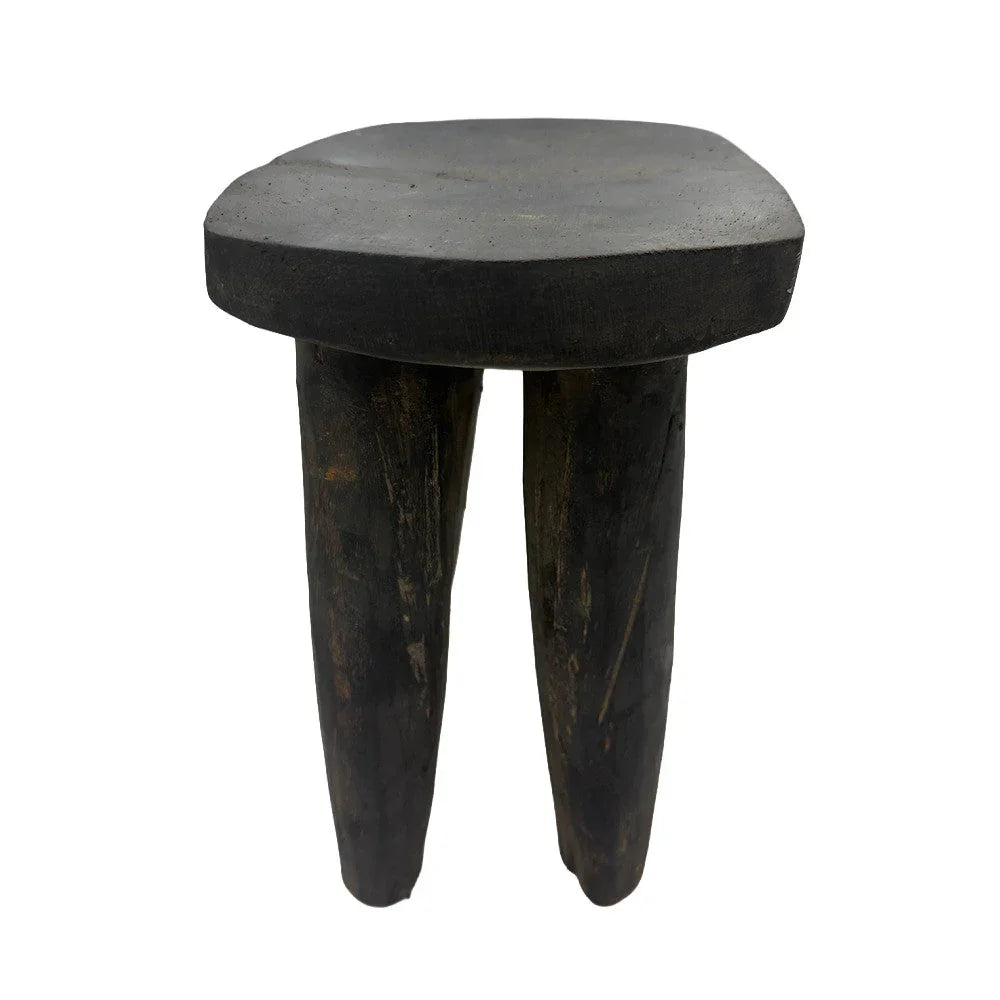Vintage Nigerian Wooden Mini Stool - Berbere Imports