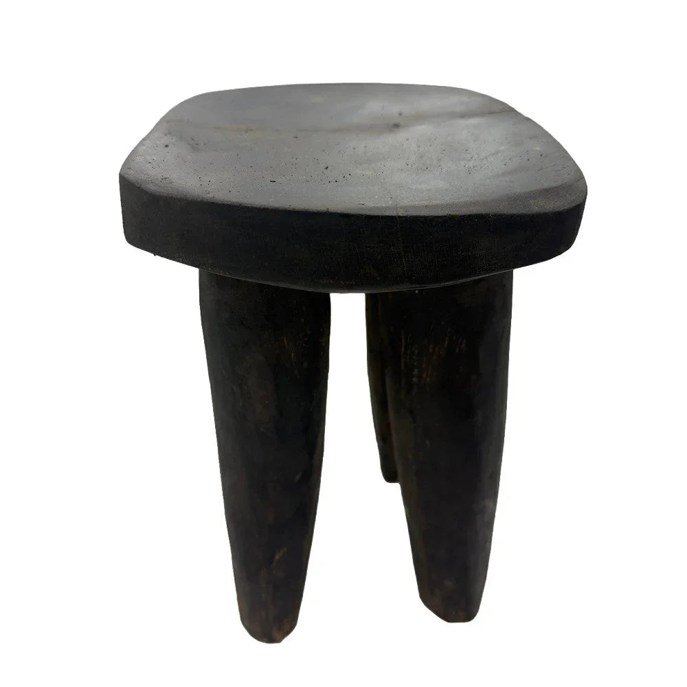 Vintage Nigerian Wooden Mini Stool - Berbere Imports