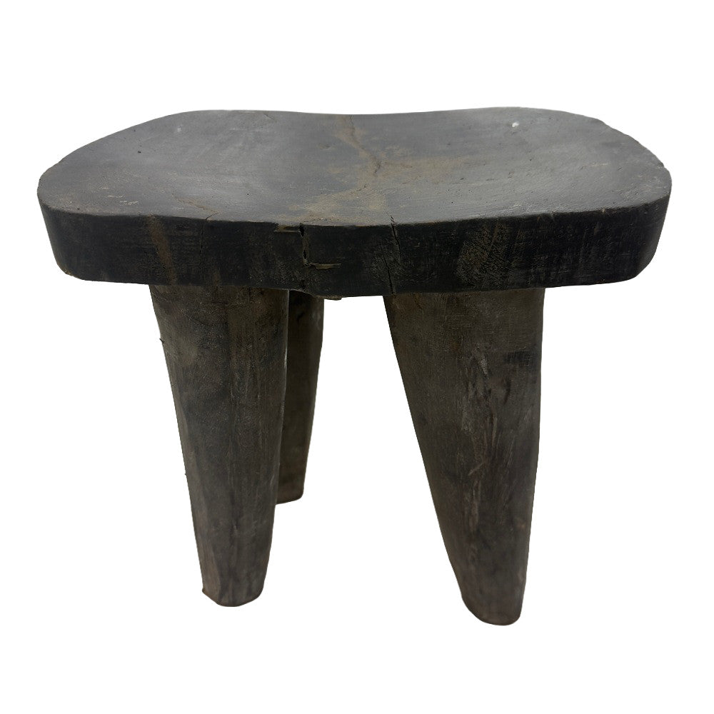 Vintage Nigerian Wooden Mini Stool - Berbere Imports