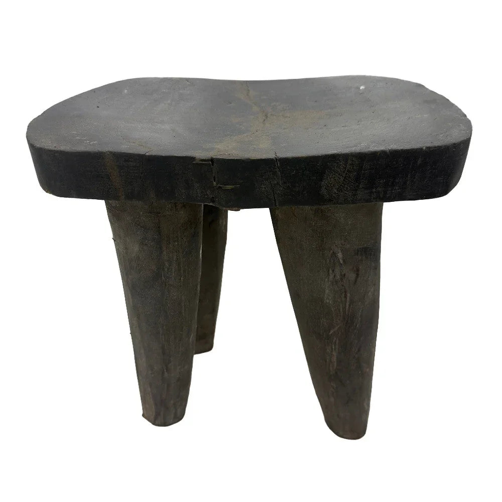 Vintage Nigerian Wooden Mini Stool - Berbere Imports