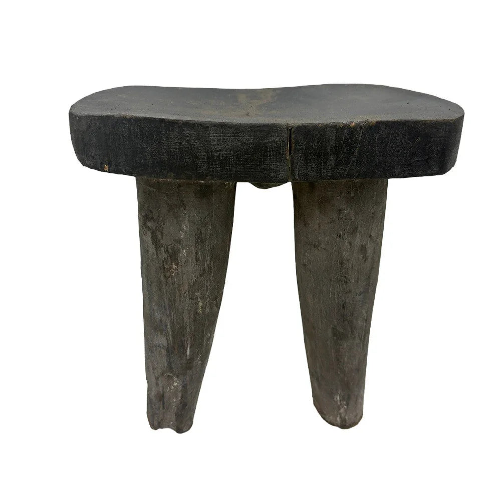 Vintage Nigerian Wooden Mini Stool - Berbere Imports