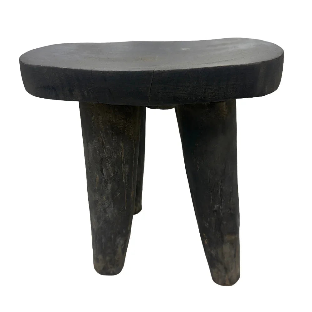 Vintage Nigerian Wooden Mini Stool - Berbere Imports