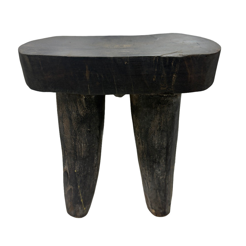 Vintage Nigerian Wooden Mini Stool - Berbere Imports
