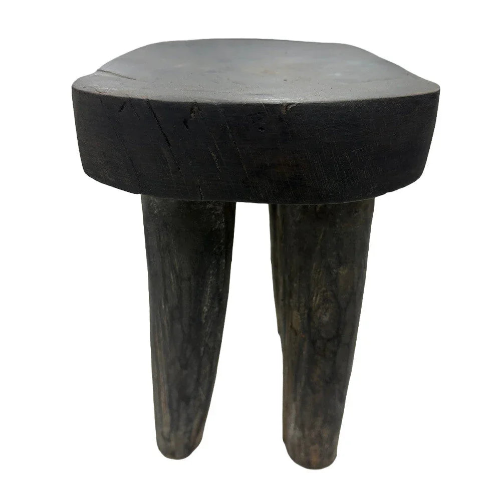 Vintage Nigerian Wooden Mini Stool - Berbere Imports