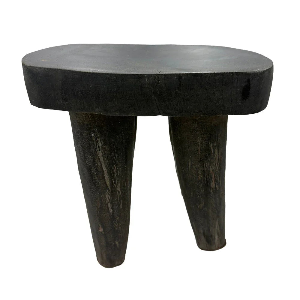 Vintage Nigerian Wooden Mini Stool - Berbere Imports